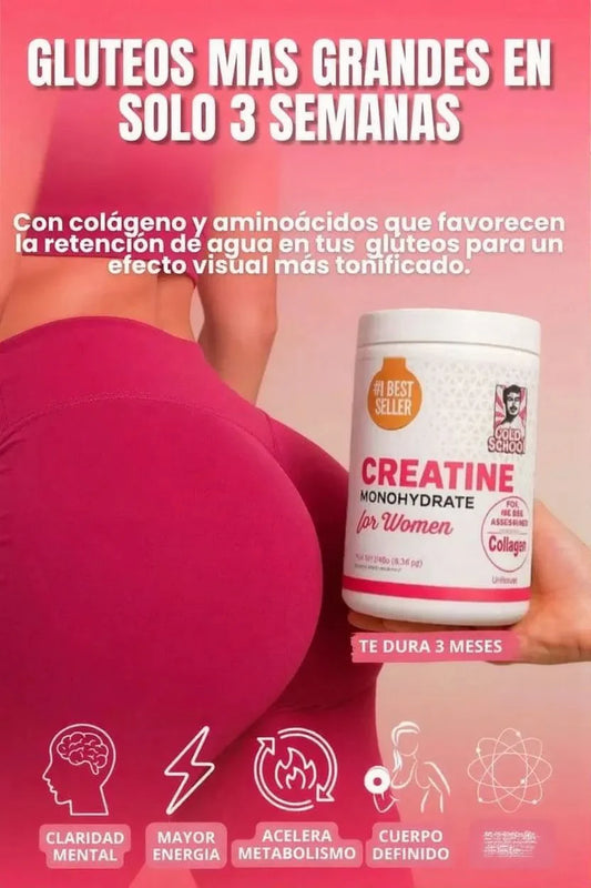 CREATINA MONOHIDRATADA PARA MUJERES