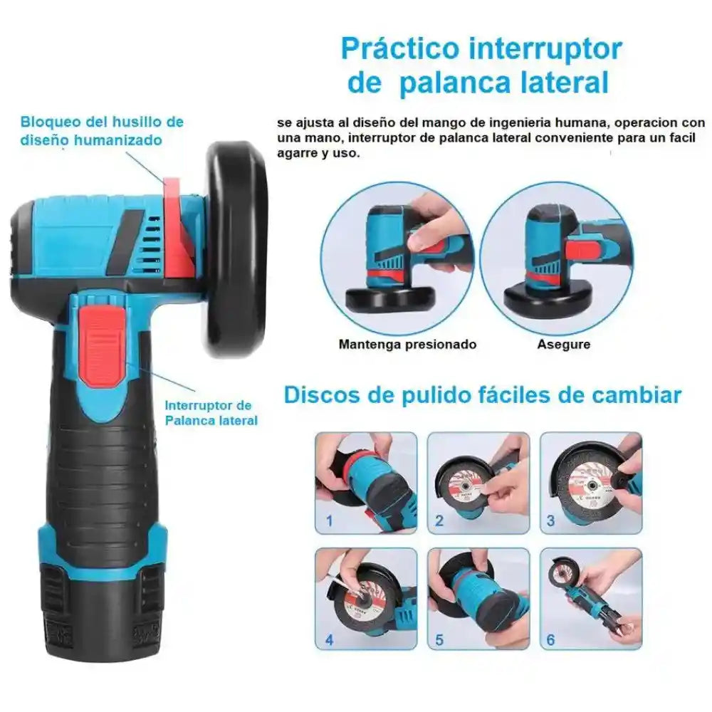 MINI AMOLADORA ANGULAR- PORTATIL